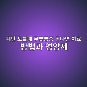 계단 오를때 무릎통증 온다면 치료 방법과 영양제 3 eab384eb8ba8 ec98a4eba5bceb958c ebacb4eba68eed86b5eca69d ec98a8eb8ba4eba9b4 ecb998eba38c ebb0a9ebb295eab3bc ec9881ec9691eca09c 1788136700